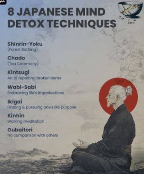 8 Japanese Mind-Detox Techniques
